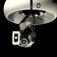 GladOS from Portal 2 Rigged Textured Updated