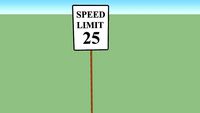 Speed Limit 25