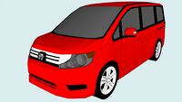 2010 Honda Stepwgn (Low Poly)