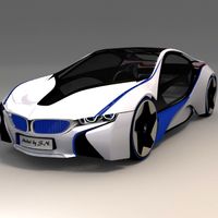 BMW I8 Concept Car (no Finish Model)