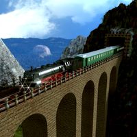 Landscape with train