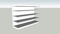 white shelf