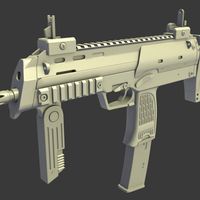 HK MP7 High and Low Poly