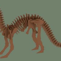 Brontosaur Skeleton