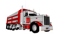 2005 Peterbilt 379EXHD Custom Quad Axle Dump Truck