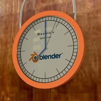 Animated clock