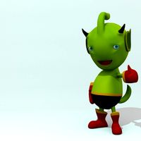 Simple Rigged Character