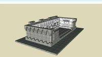 Building built with Sci-fi & Gothic blocks