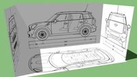 Mini Cooper Countryman Blueprints