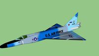 F-102 in Aggressor Squadron Livery