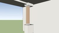Colonne pour salle a diner