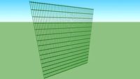 3030mm high Zaun Duo 8 Mesh 50 x 200 Welded Mesh