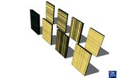 FreeStand Acoustic Treatment Straight Clouds.