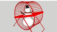 Hamster Snowman