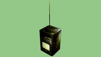 Sony Fd-500 Mega Wachman Portable TV/Radio