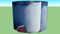 10011. Dodecagon cylinder tower in Durban Metro, South Africa