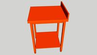Worktable 600 x 700 x 900 WithSpashback