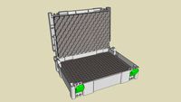 Festool Systainer 1 Vari Tool Box / Storage Case (Open) with Cubed Foam Insert