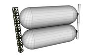 Fuel Tank and truss assembly