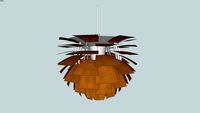 poul henningsen - artichoke ø840 copper