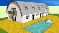 Maison en hangar
