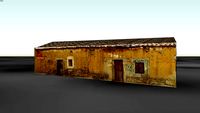 Casa castellana de adobe y piedra