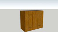 WIDE FRAME OAK KITCHEN RANGE - DOUBLE WALL UNIT 570H