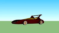 Supercar Flying Red Z (fun)