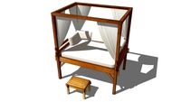Phuket, le lit outdoor Maisons du monde. Réf. 117.310 Prix: 1490