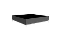 Mesa de centro com vidro pintado