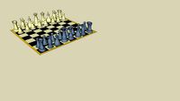 chess set and board by james holder