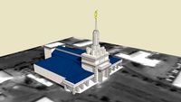 LDS. Templo Mormon, Apia Samoa Temple,22nd operating temple