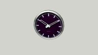 karlsson violet purple clock