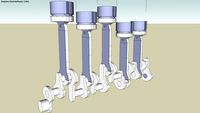 *WORKS*5 Piston Cyliniders (Sketchy Physics)