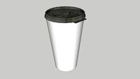Tim Hortons (USA) Large Disposable Coffee Cup - 20 oz