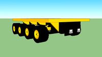 CB-550 Powered Flatbed Transporter (unpowered flatbed