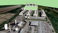 Connah's Quay Power Station, Flintshire, Wales