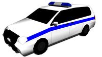Minivan Police Car