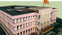 The parlament building Macedonia