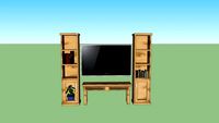knotty alder entertainment center