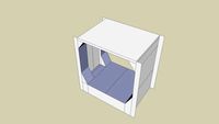 Corridor template with door