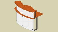 Rezeption 1800 x 910/900 x 720mm, RZ-09-041-1