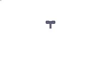 3188 - PLUG-IN EQUAL/UNEQUAL COMPACT TEE-PLASTIC TAILPIEC DIAM D1 6 MM DIAM D2 8 MM