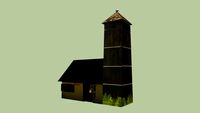 Old firehouse tower