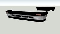 vw golf big bumper kit for mk2 golf by mandun