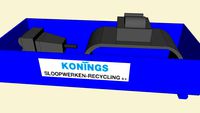 konings container met opzetstukken