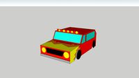 sport car retero