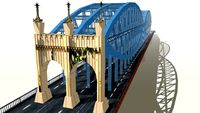 Smithfield Street Bridge in Pittsburg, PA