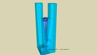 Edificio futuristico 3d