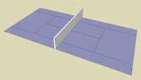 bad tennis court